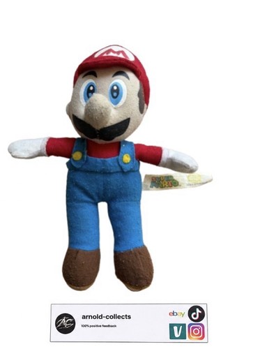Vintage mario plush 2010 - mario, small
