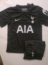 Tottenham Hotspur Black Away Children's Football Kit Age 7-8 