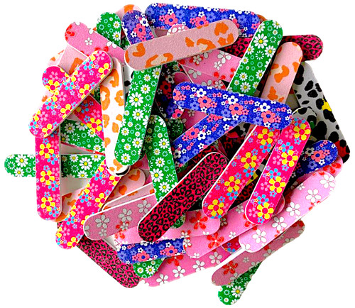 Mini nail files - emery, board