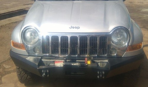 Front steel winch bumper - front,