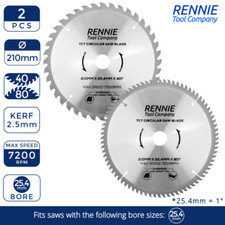 TCT Circular Wood Blades 210mm