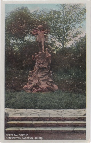 Peter pan statue - pan, kensington