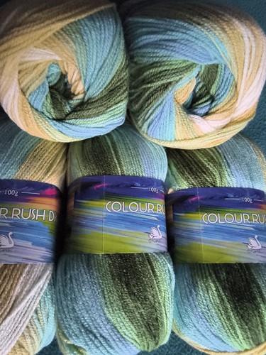 Wool yarn colour rush - yarn,