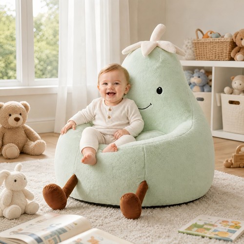Kids cute bean - cute, green