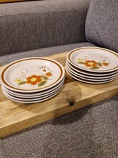 Retro 1970s Mountain Wood 10 x