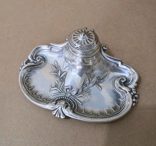 Art nouveau inkwell and pen - nouveau,
