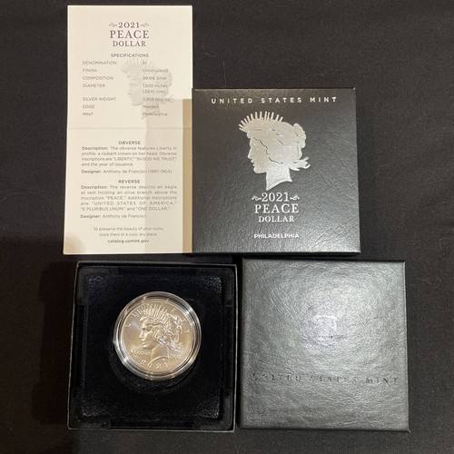 2021 peace silver dollar - 2021, coin