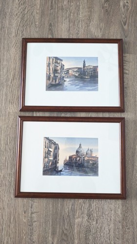Pair vintage framed - pair, of