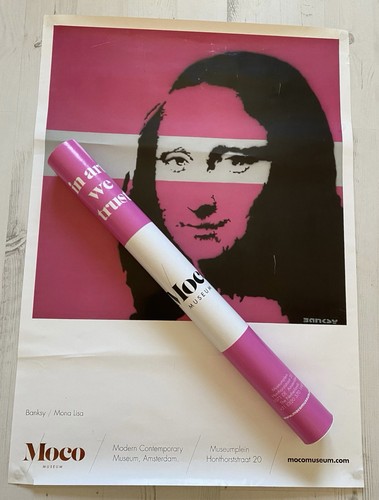 Rare banksy mona lisa - banksy, moco