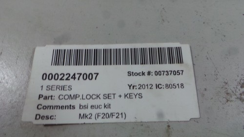 2012 bmw series ecu - bmw, +