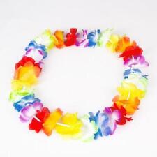 10 Hawaiian Leis Garlands Flower Necklaces Hen Stag Accessory Hawaii Party Decor