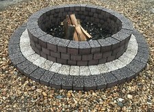 143cm Fire Pit Concrete  Brick