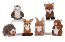 ECO EARTH WOODLAND BABY ANIMALS POSH PAWS PLUSH GIFT