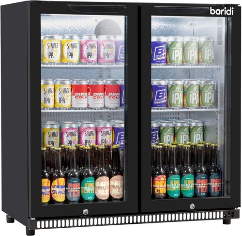 Back bar drinks fridge - back,