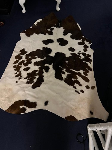 Cow hide rug 108cm 138cm - cow, w