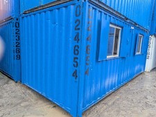 21ft x 9ft (6.3m x 2.7m) Split Canteen / Office (Anti-Vandal Steel Unit, Cabin)