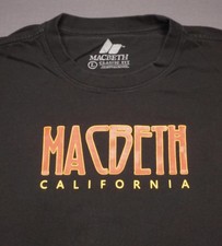 Macbeth Shirt Mens Large Black