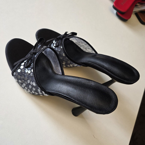 Women black silver - black,