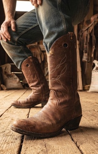 Vintage double boots - vintage,