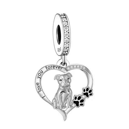 925 silver staffie - silver,