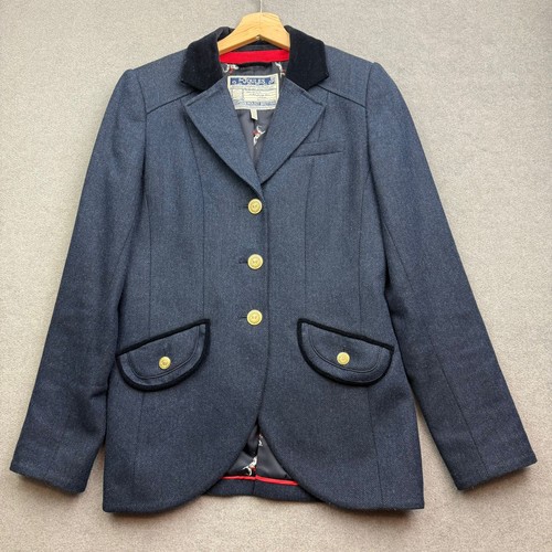 Joules tweed jacket - 12, navy