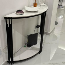 Half-moon Industrial Console