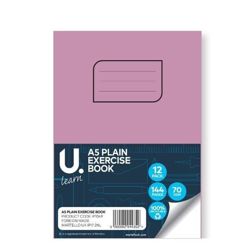 Plain exercise book - a5,
