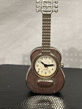Miniature Guitar Quartz Clock 1a 