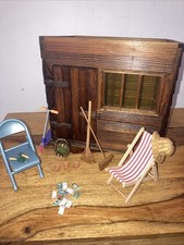 Dolls House Potting Shed with Accessories 1:12 Scale Miniature Garden Furniture