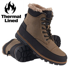 MENS WALKING HIKING THINSULATE SNOW THERMAL WINTER ANKLE BOOTS TRAINERS SIZE NEW