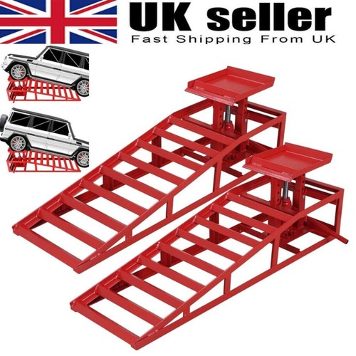 Ton hydraulic car - ramps, 2pc