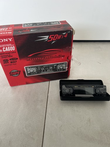 Sony ca600 car stereo radio - car,