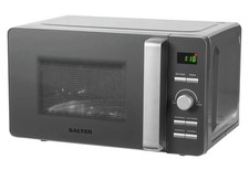 Salter 20L Digital Microwave 60-Min Timer 27cm Turntable LED Display Cosmos Grey