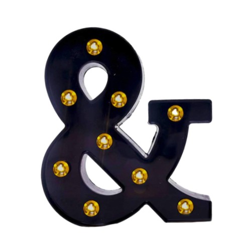 Ampersand symbol marquee - ampersand,