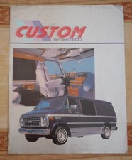 SHERROD STIL CUSTOM CHEVY VAN LEAFLET (A TEAM VAN STYLE V8 GMC CHEVROLET USA)