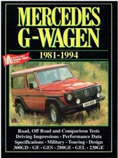 MERCEDES G-WAGEN (W460 W461) 230GE 280GE 300GD (1981-94) PERIOD ROAD TESTS BOOK