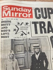 Rod Stewart, Britt Ekland,Hughie Green Eva Reuber-Staier,Gary Holton,Faith Brown