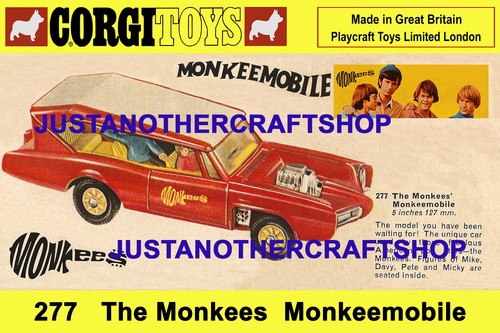 Corgi toys 277 monkees - corgi,