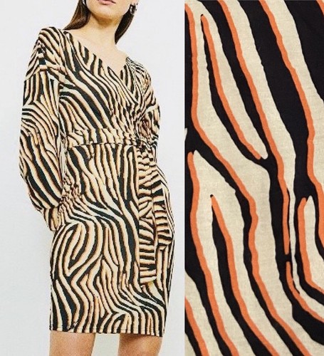 Karen millen orange zebra - millen,