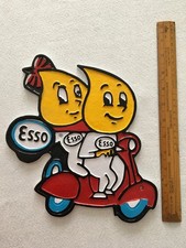 Esso Oil Drips On Scooter Sign, Size- 10”x9”