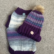 Handknit Dog Jumper And