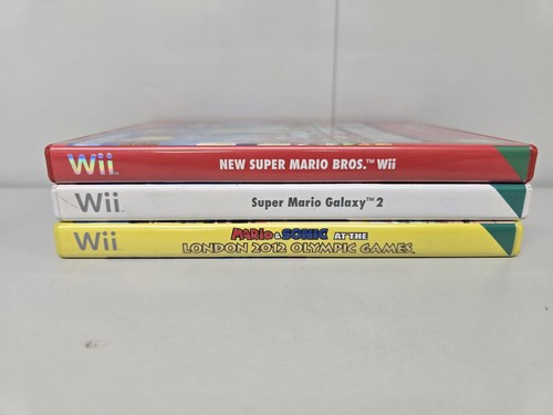 Nintendo wii mario games - x3,
