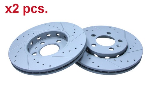 Pcs front brake disc - x2,