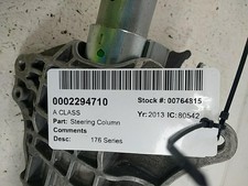  MERCEDES A CLASS STEERING COLUMN A250 BLUEEFFICIENCY AMG SPORT Petrol A24646024