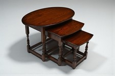 Old Charm Oval Nest of Tables