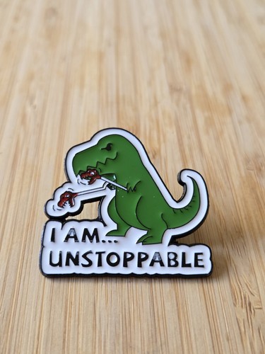 Funny rex dinosaur enamel - funny, t-rex