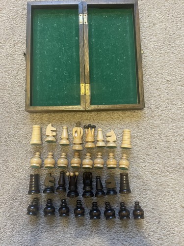 Wooden chess set - chess,