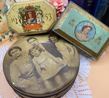3 vintage royal commemorative
