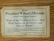 1919 Wilson  Historical Flyer