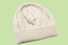 FENDI Men's Sand Wool Logo